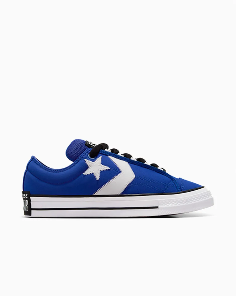 Converse Modelli Bassi|Skateboarding<Star Player 76 Puff Blu/Bianco/Nero