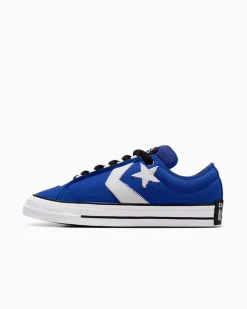 Converse Modelli Bassi|Skateboarding<Star Player 76 Puff Blu/Bianco/Nero