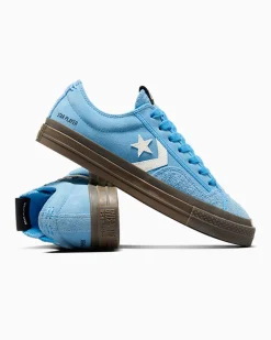 Converse Modelli Bassi|Modelli Bassi<Star Player 76 Suede Celeste/Egret/Nero