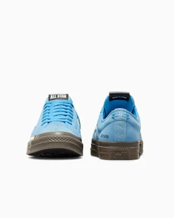 Converse Modelli Bassi|Modelli Bassi<Star Player 76 Suede Celeste/Egret/Nero