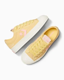 Converse Modelli Bassi<Star Player 76 Suede Bianco burro/Egret/Donut Glaze