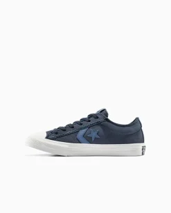 Converse Bambini (Età 4-8 Anni)|Ragazzi (Età 8-12 Anni)<Star Player 76 Suede & Leather Blu mezzanotte/Lakeside Blue