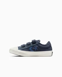 Converse Bambini (Età 4-8 Anni)|Guida Alle Misure Per Bambini<Star Player 76 Suede & Leather Easy-On Blu mezzanotte/Lakeside Blue