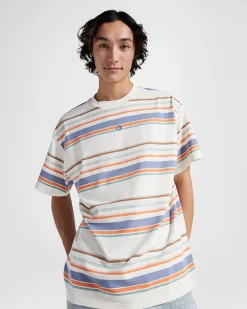 Converse Maglie E T-Shirt<Striped Loose-Fit T-Shirt Converse Egret