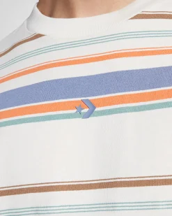 Converse Maglie E T-Shirt<Striped Loose-Fit T-Shirt Converse Egret