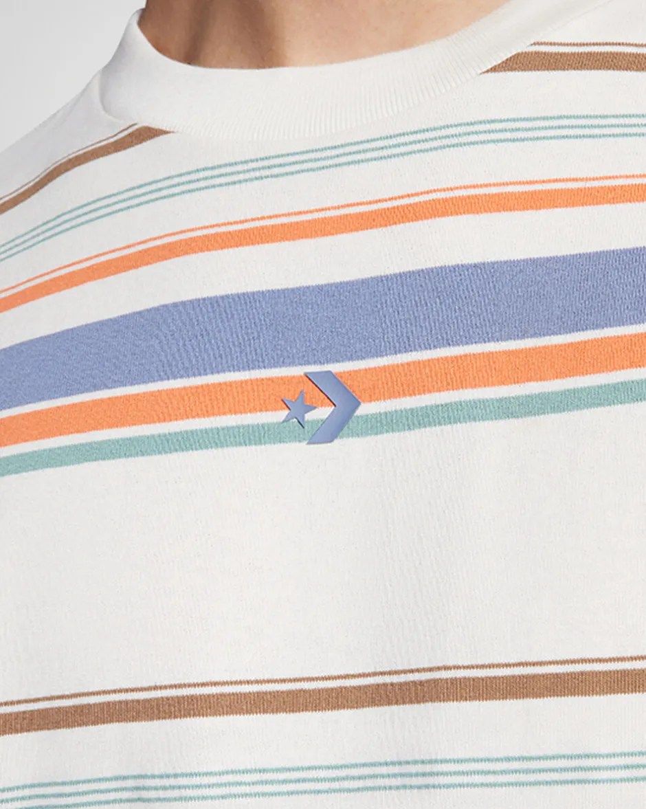 Converse Maglie E T-Shirt<Striped Loose-Fit T-Shirt Converse Egret