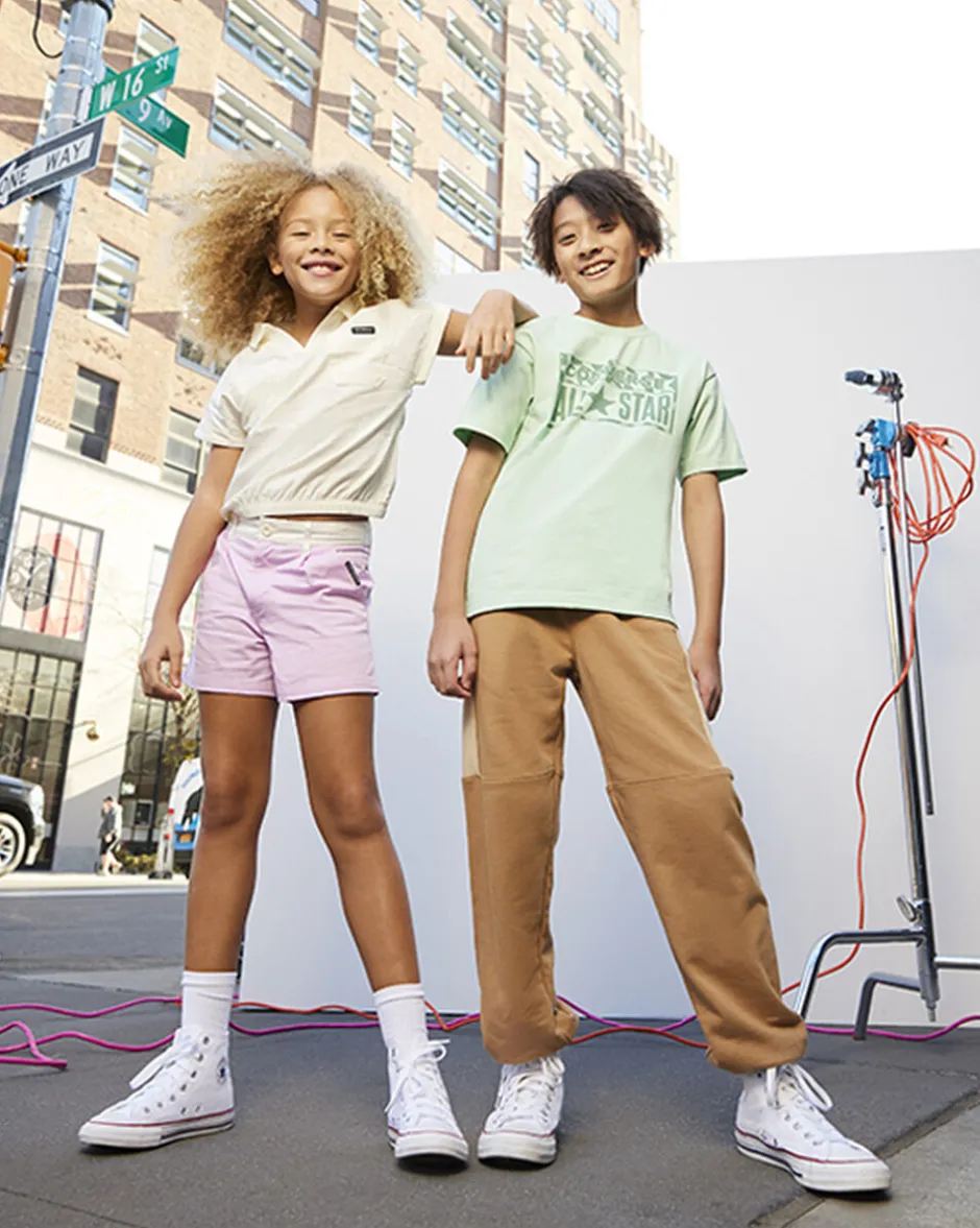 Converse Ragazza|Maglie E T-Shirt<Twill Dolman Top Egret